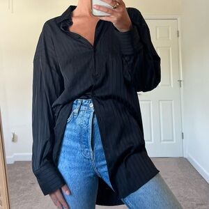 Zara black blouse XS